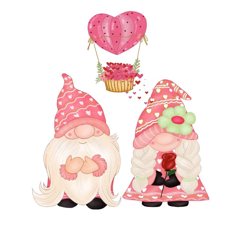 Valentine's day gnome