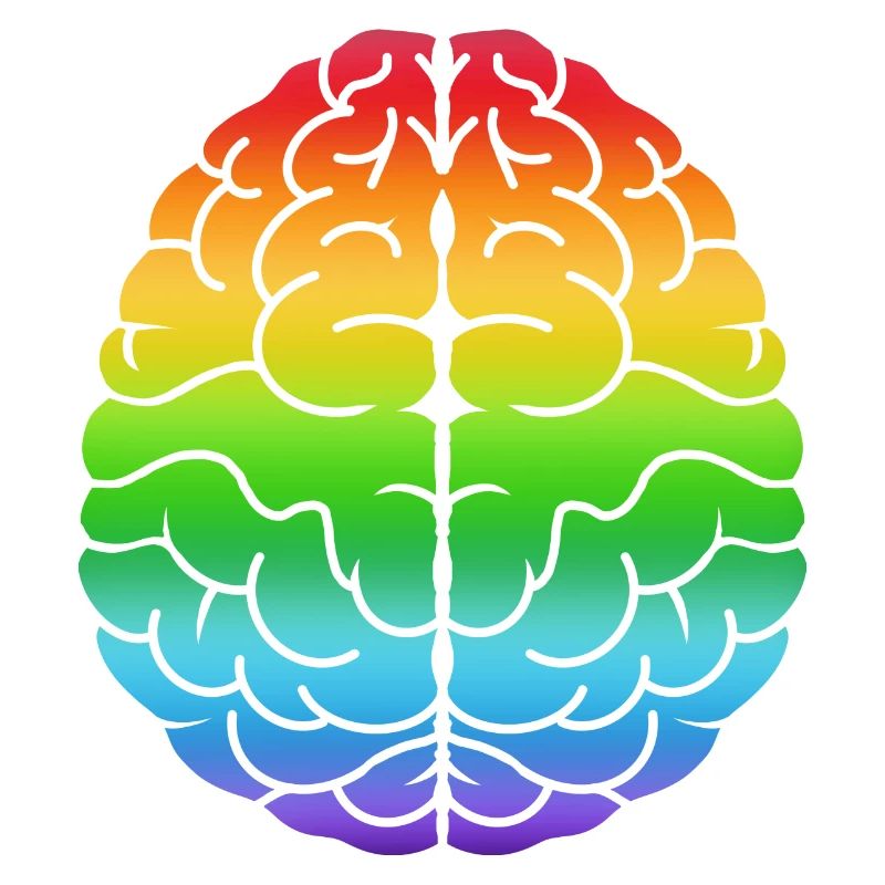 Rainbow Brain - celebrate Neurodiversity