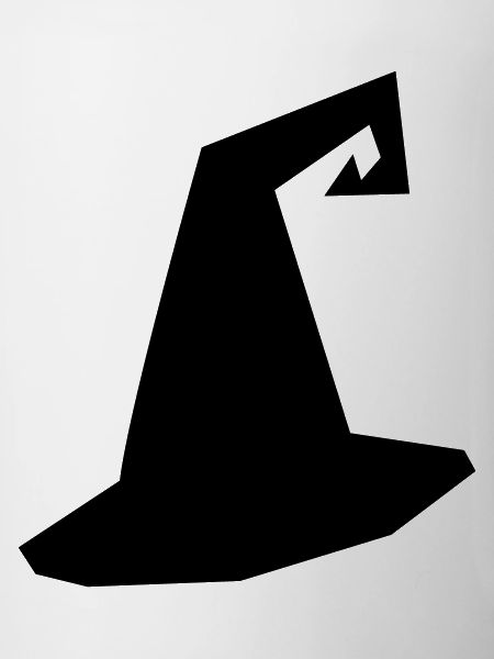 Witch Hat Silhouette