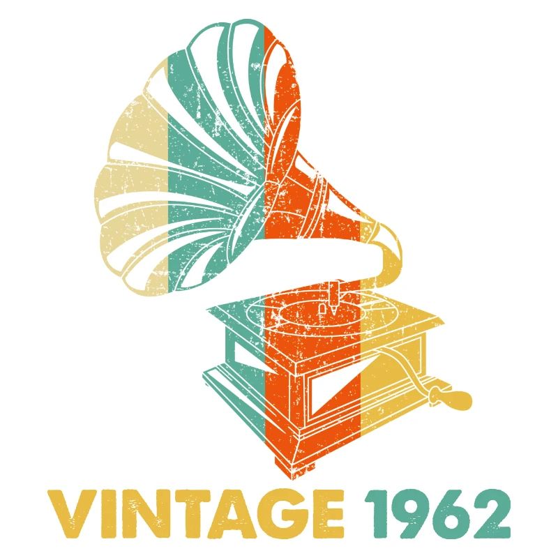 Gramophone vintage 60ème anniversaire 1962 60 ans