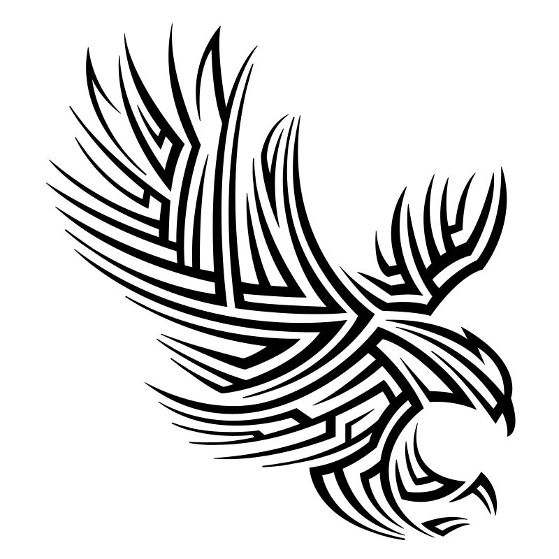Eagle Tribal Tattoo