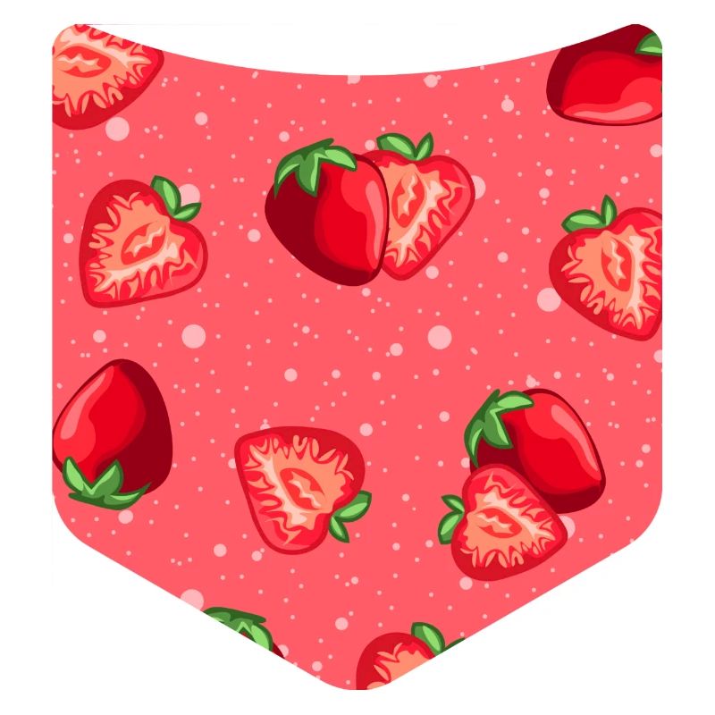 Summer Fruit Fruit Breast Pocket Strawberry