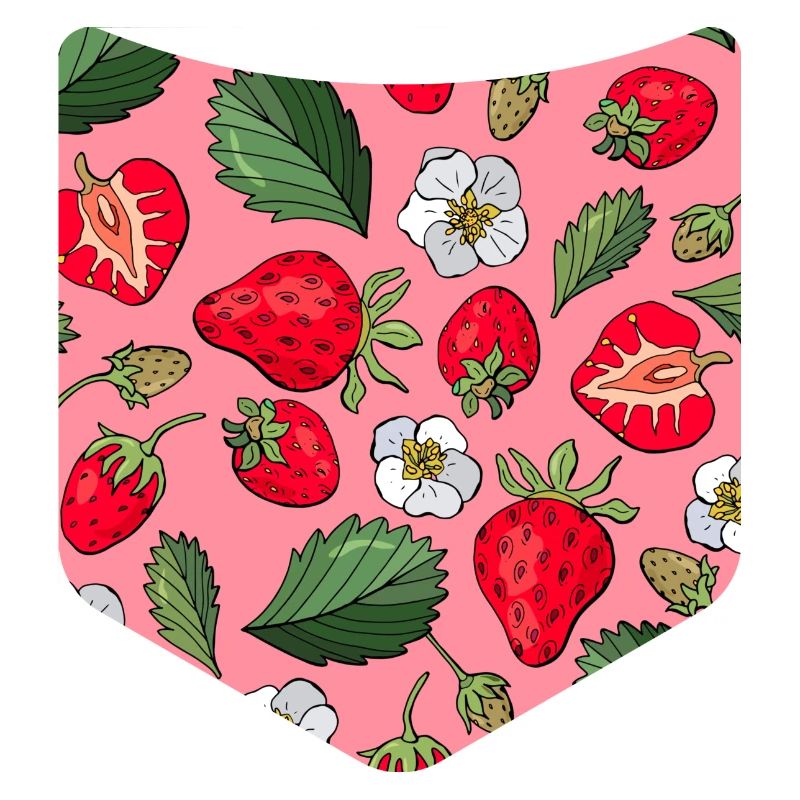 Summer Fruit Fruit Breast Pocket Strawberry
