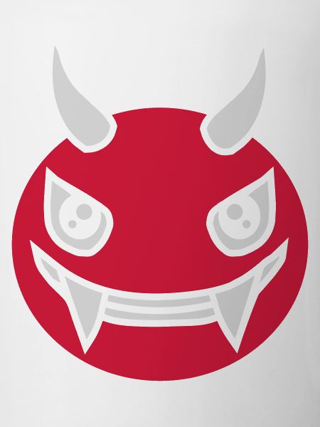Devil Monster Design Face