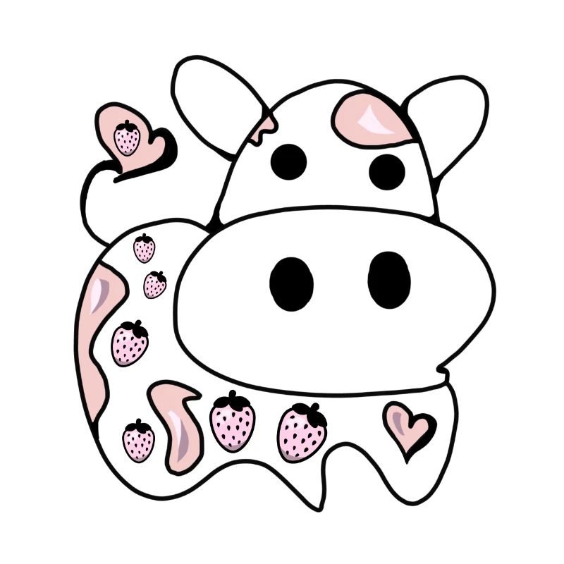 Dessin au trait - Vache