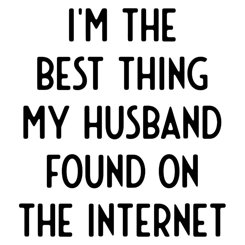 Paar, das sich online getroffen hat Ehemann Ehefra