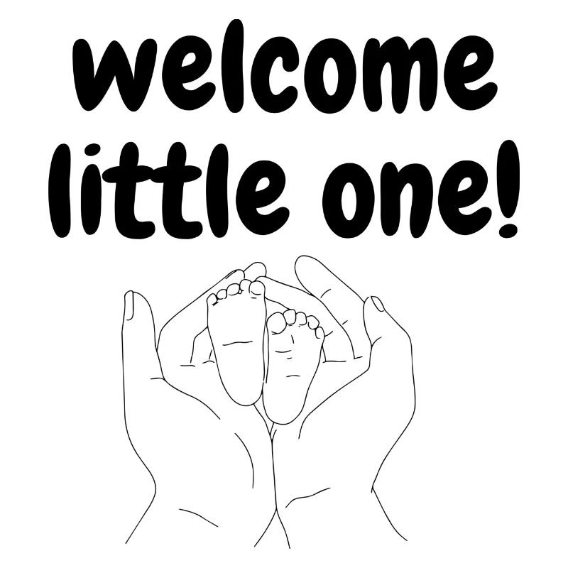 WELCOME LITTLE ONE Geschenkidee Geburt