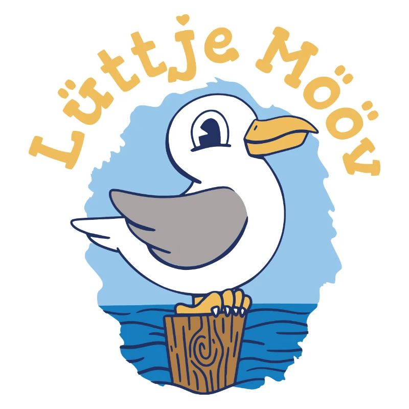 Lüttje Mööv Plattdeutsch kleine Möwe