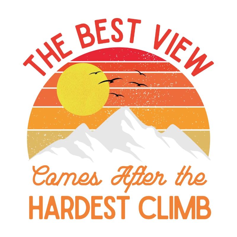 La meilleure vue vient après la montée la plus difficile
