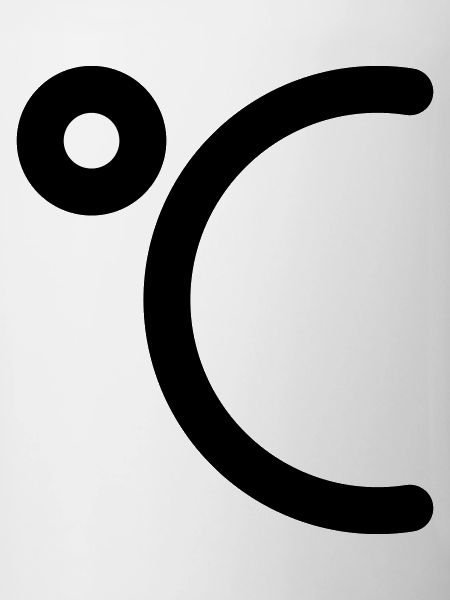 Degrees Celsius icon to personalize