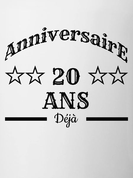 Anniversaire 20 ans déjà