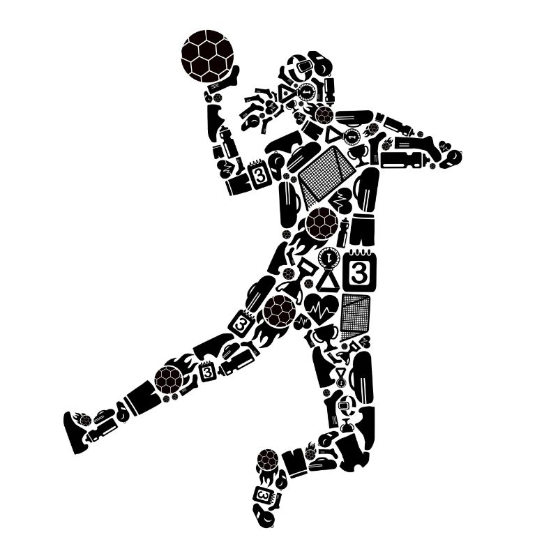 Joueuse de handball Filles Handball Joueuse de handball