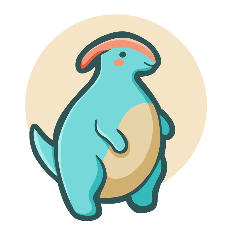 Parasaurolophus potelé mignon, Dino