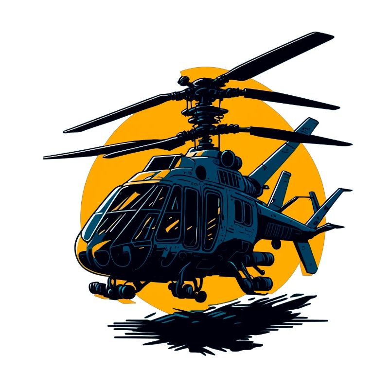 Illustration d’hélicoptère