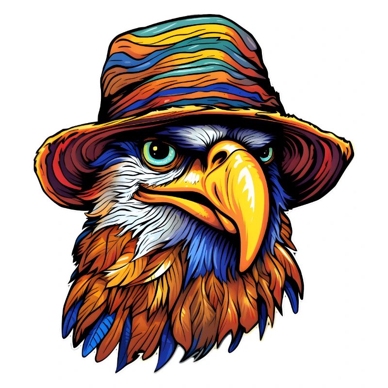 Aigle planant d’été