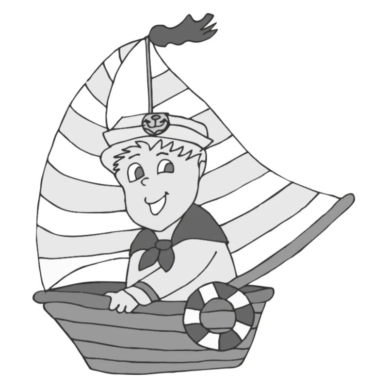 Little Captain Black & White