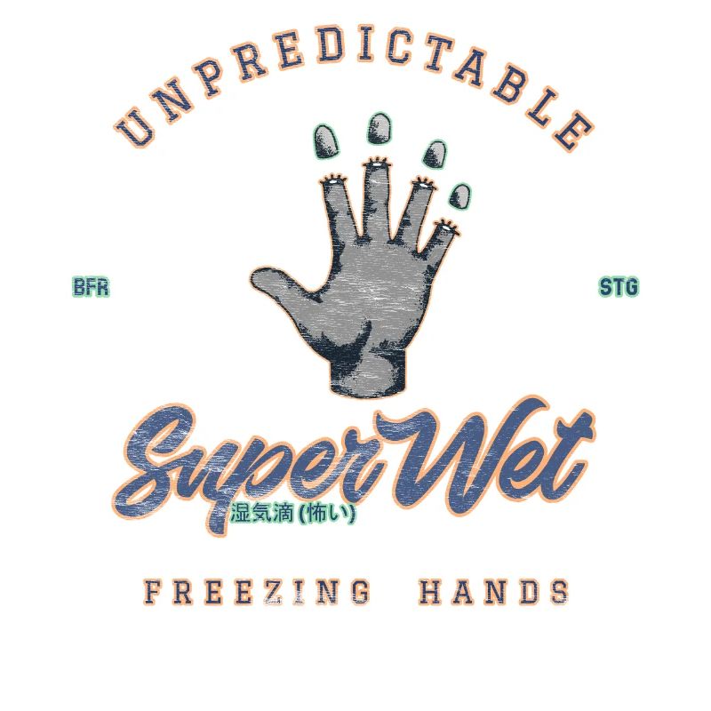 Unpredictable freezing hands (weathered)