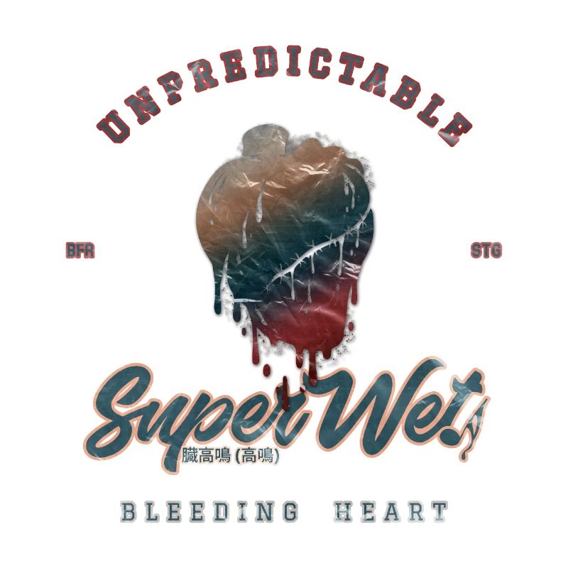 Unpredictable bleeding heart (weathered)