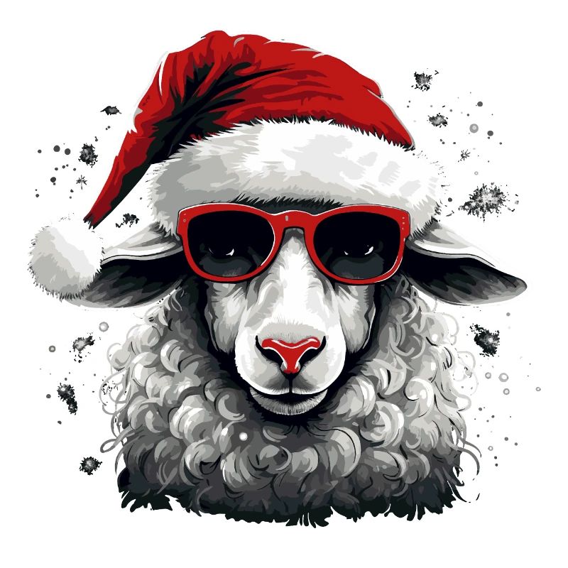 Moutons de Noël