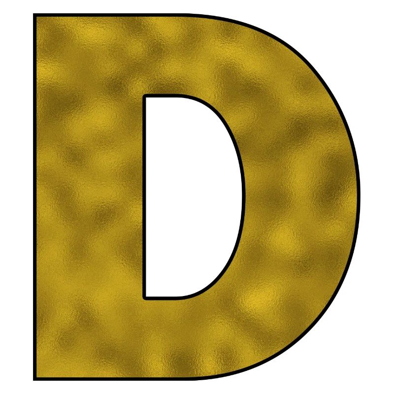 Lettre D Or