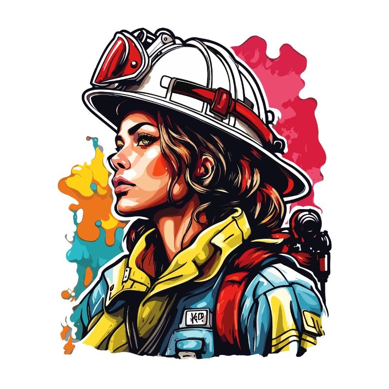 Firefighter / Fire / Fire / Extinguish / Heroine