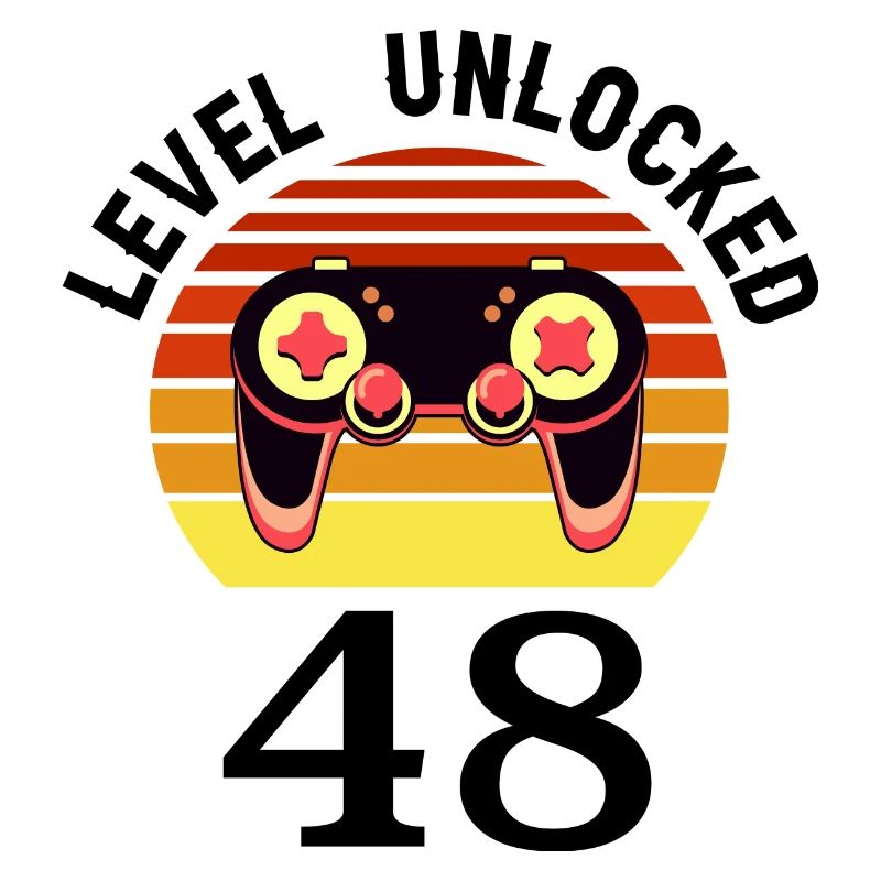 Level 48 unlocked 48 Birthday 48 years old