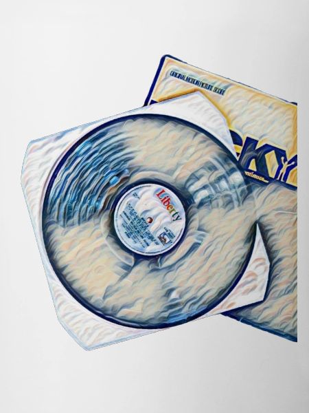 Disque vinyle avec pochette