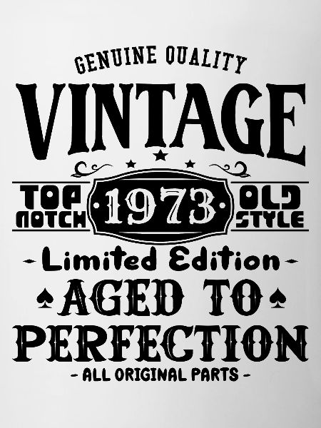 Iconic 1973 Birthday T-Shirt