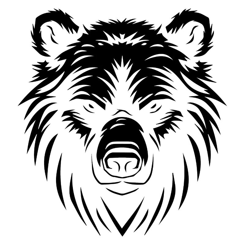 Logo de l’ours stylisé