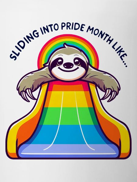 LGBTQ Pride Sloth Rainbow Slide