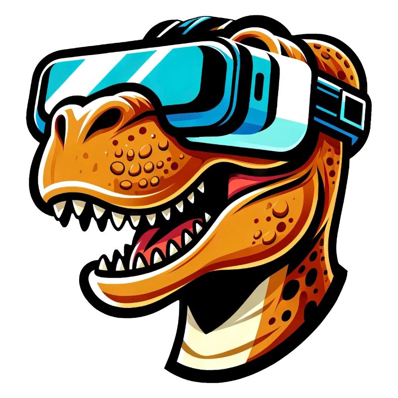 Dino T-Rex VR Gamer Gaming Virtual Reality