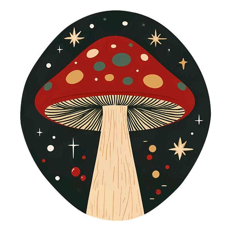 Xmas Cosmic Mushroom