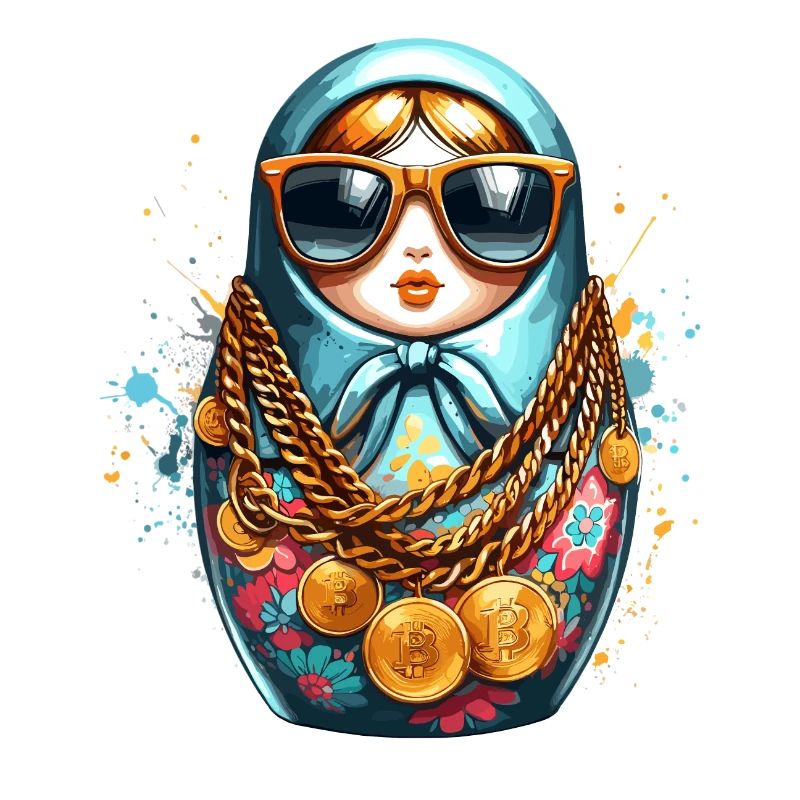 Matryoshka Bitcoin Sunglasses Gift