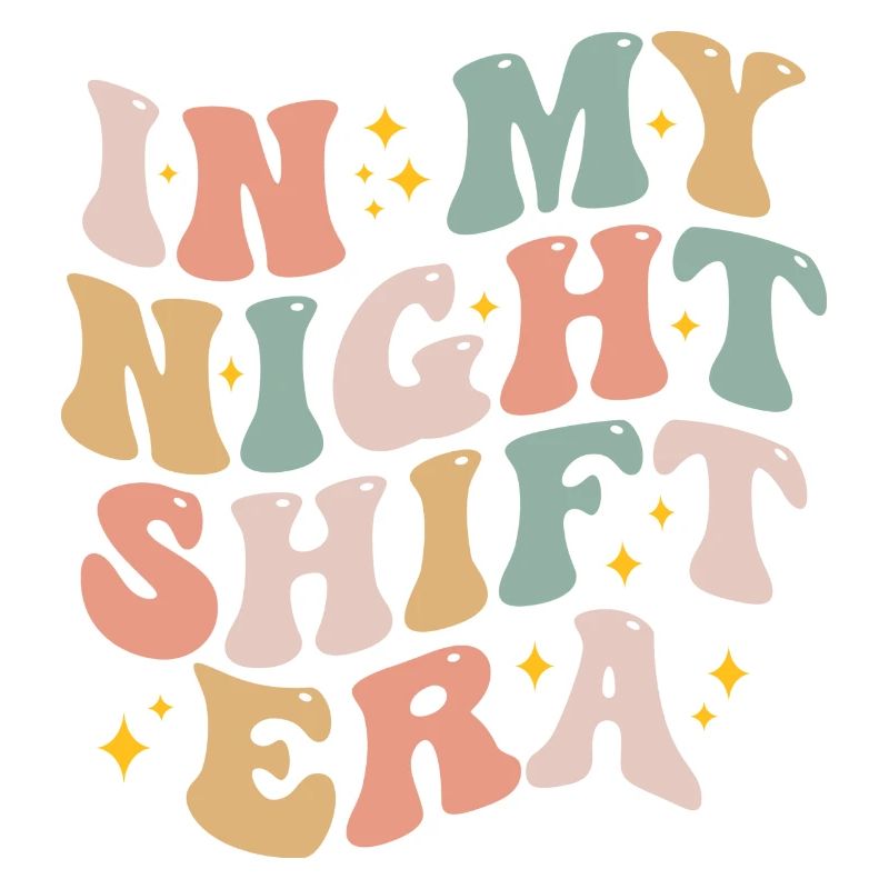 In My Night Shift Era Retro Night Shift - Nurse