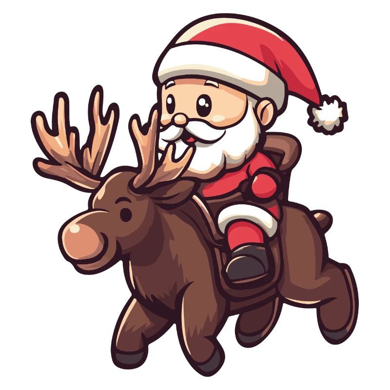 Moose Santa Claus