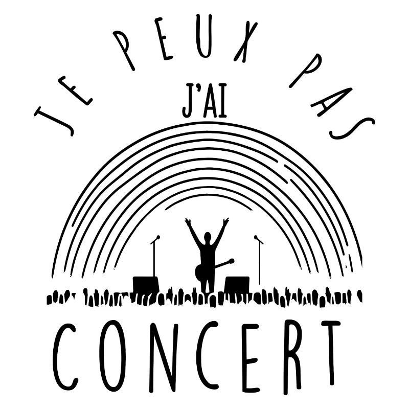Ich kann nicht, ich habe ein Konzert.