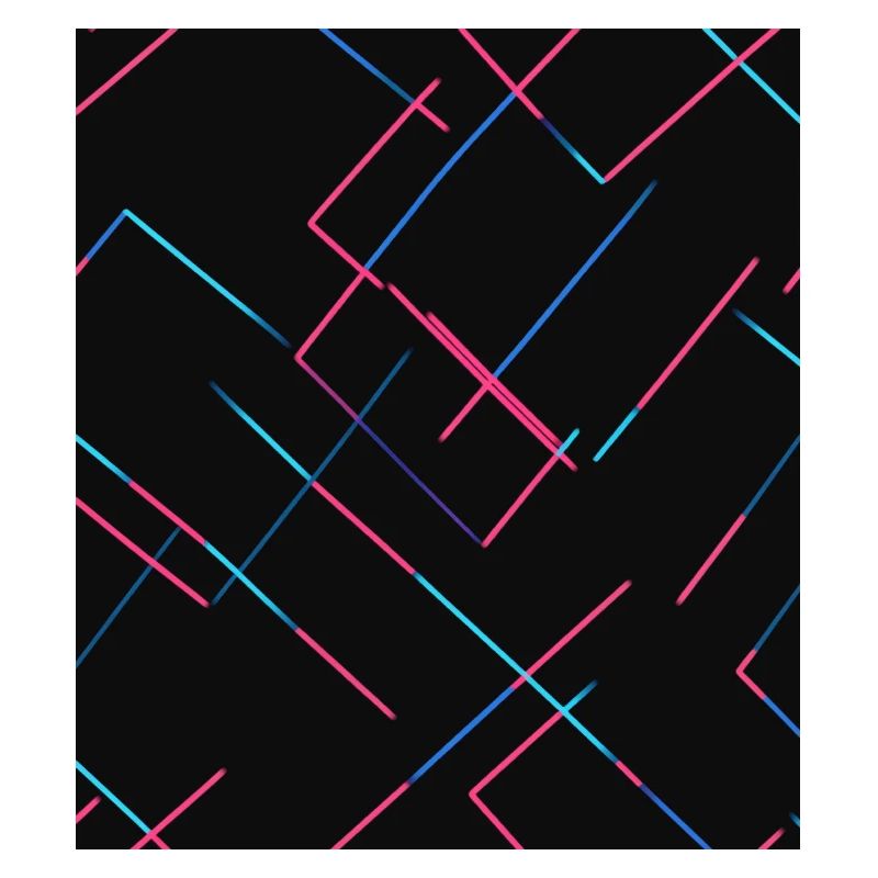 Abstract neon lines
