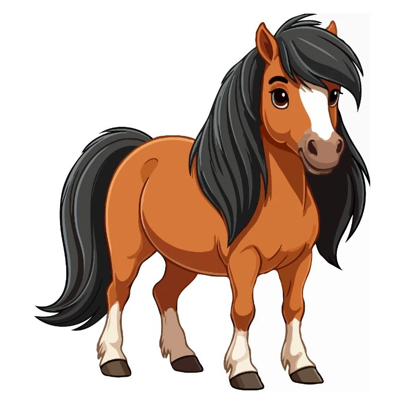 Moulinet poney Shetland