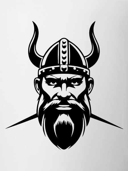 Wikinger Krieger Kopf