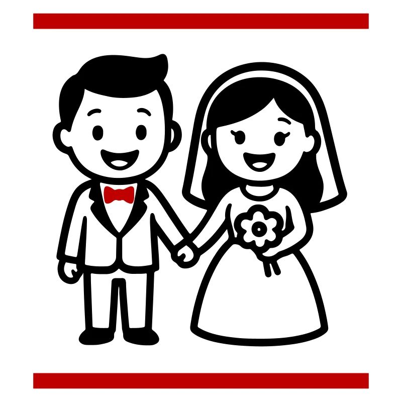 Mariage de couple marié