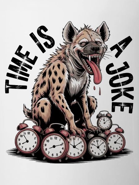 Laughing Hyena Time Joke