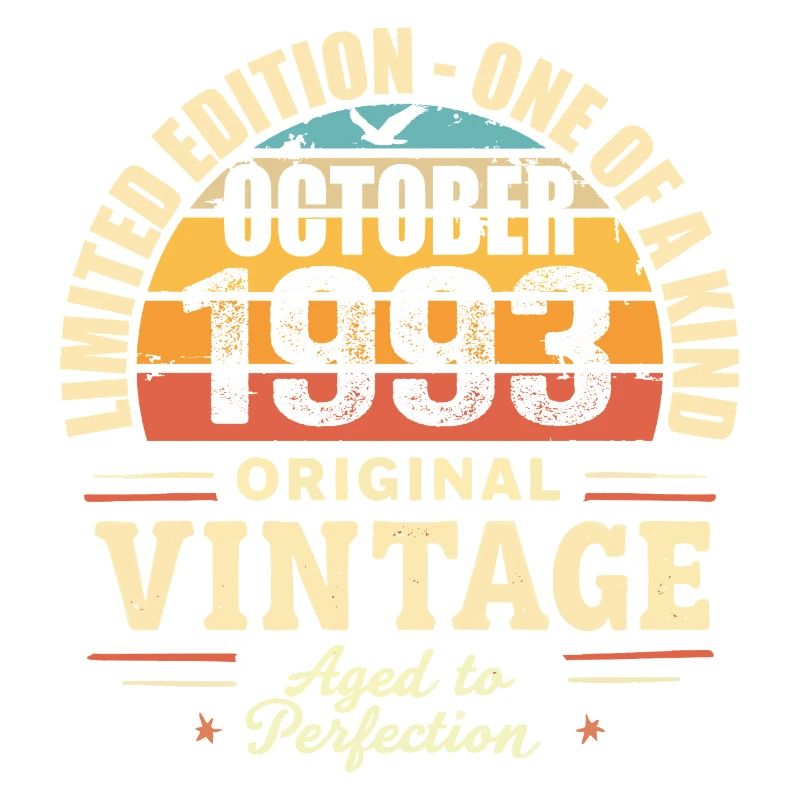 Retro October 1993 - birthday october 1993