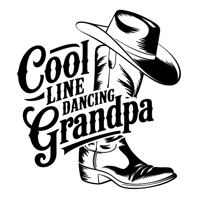Danse en ligne cool Danse country Grand-père