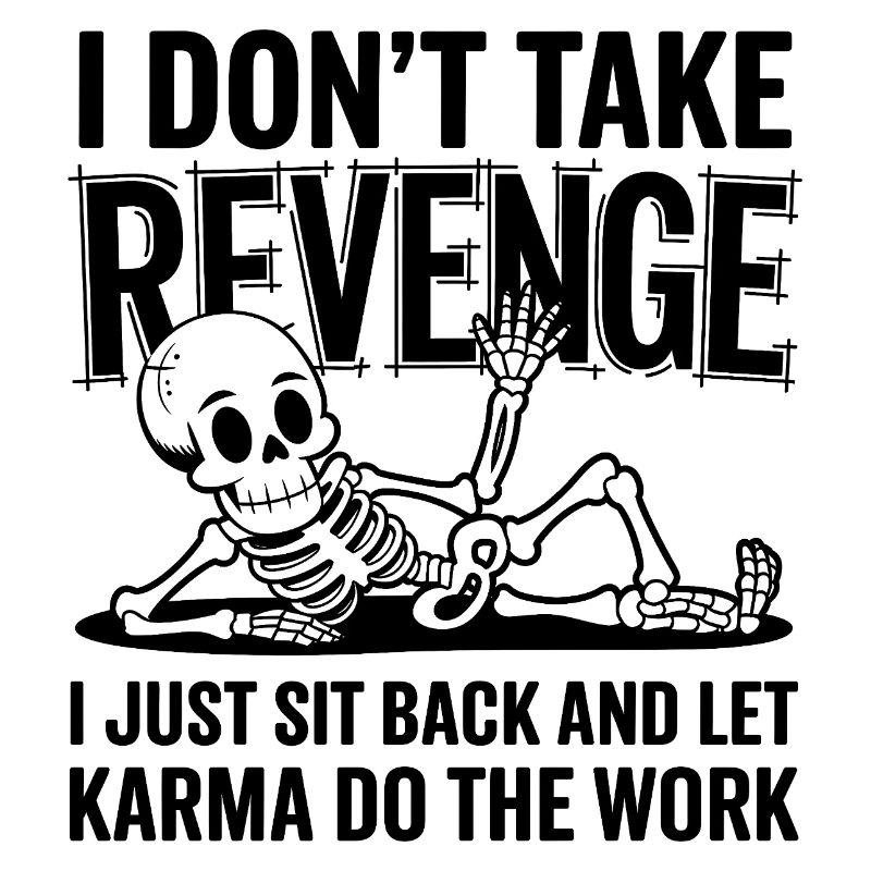 Funny Karma Skeleton