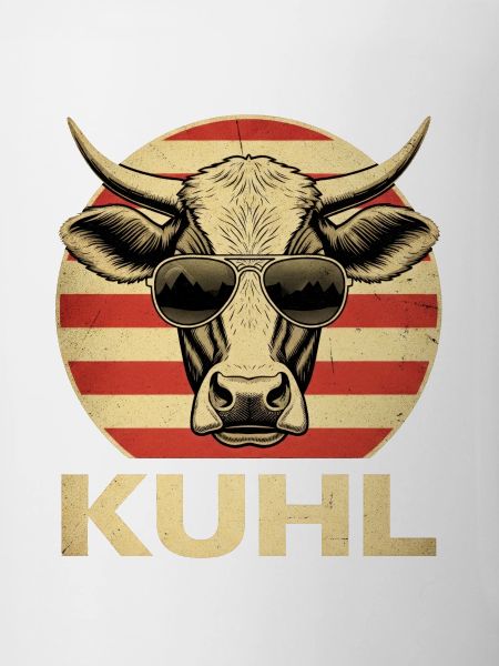 Cool bull head with sunglasses