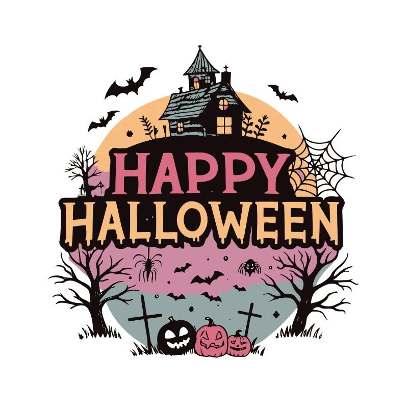 Maison hantée Happy Halloween
