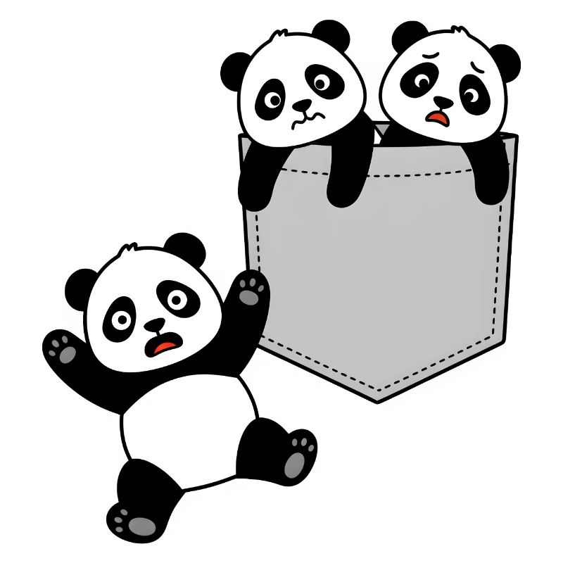 Panda Rescue Fall Pocket