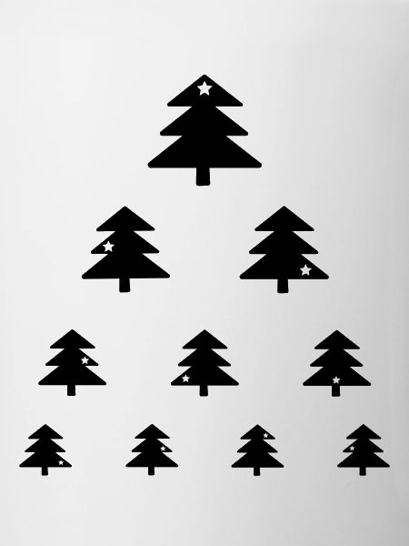 Weihnachtsbaum Sehtest