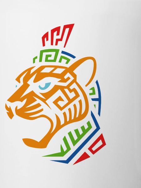 Tribal Tiger – Powerful ethnic design