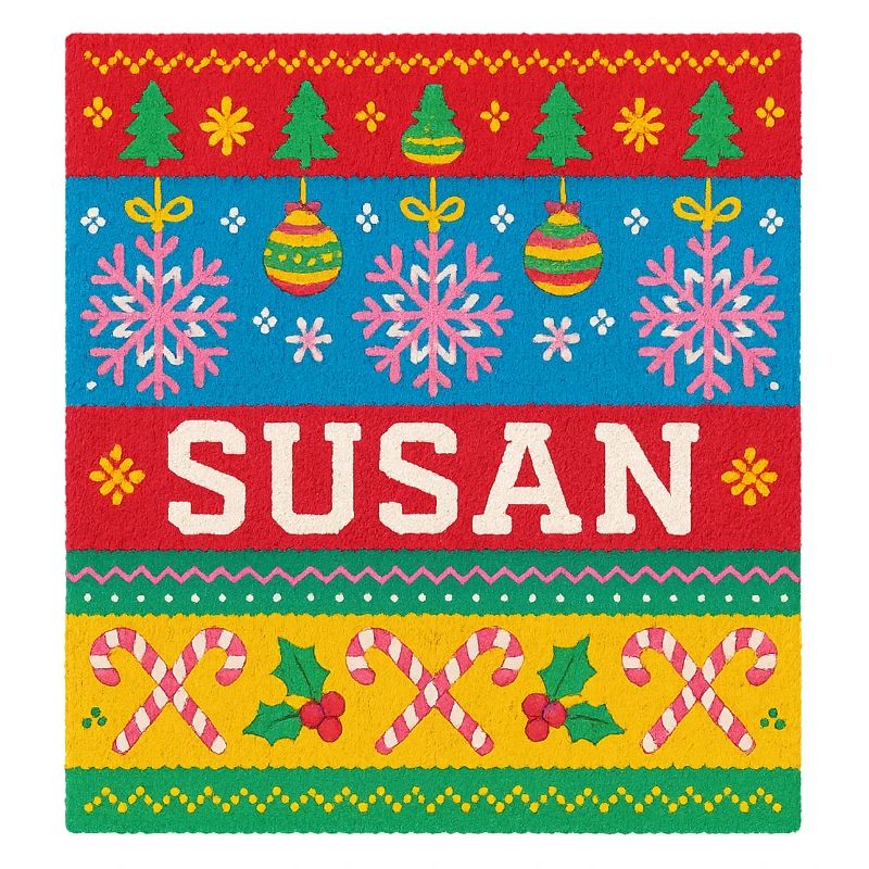 Personalised Susan Christmas Art